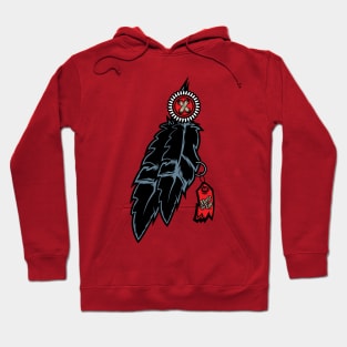 Meets The Eye Feather Hoodie